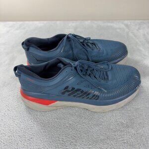 Hoka One One Bondi 7 Blue Running Shoes Men’s Size 11.5 US / 11 UK